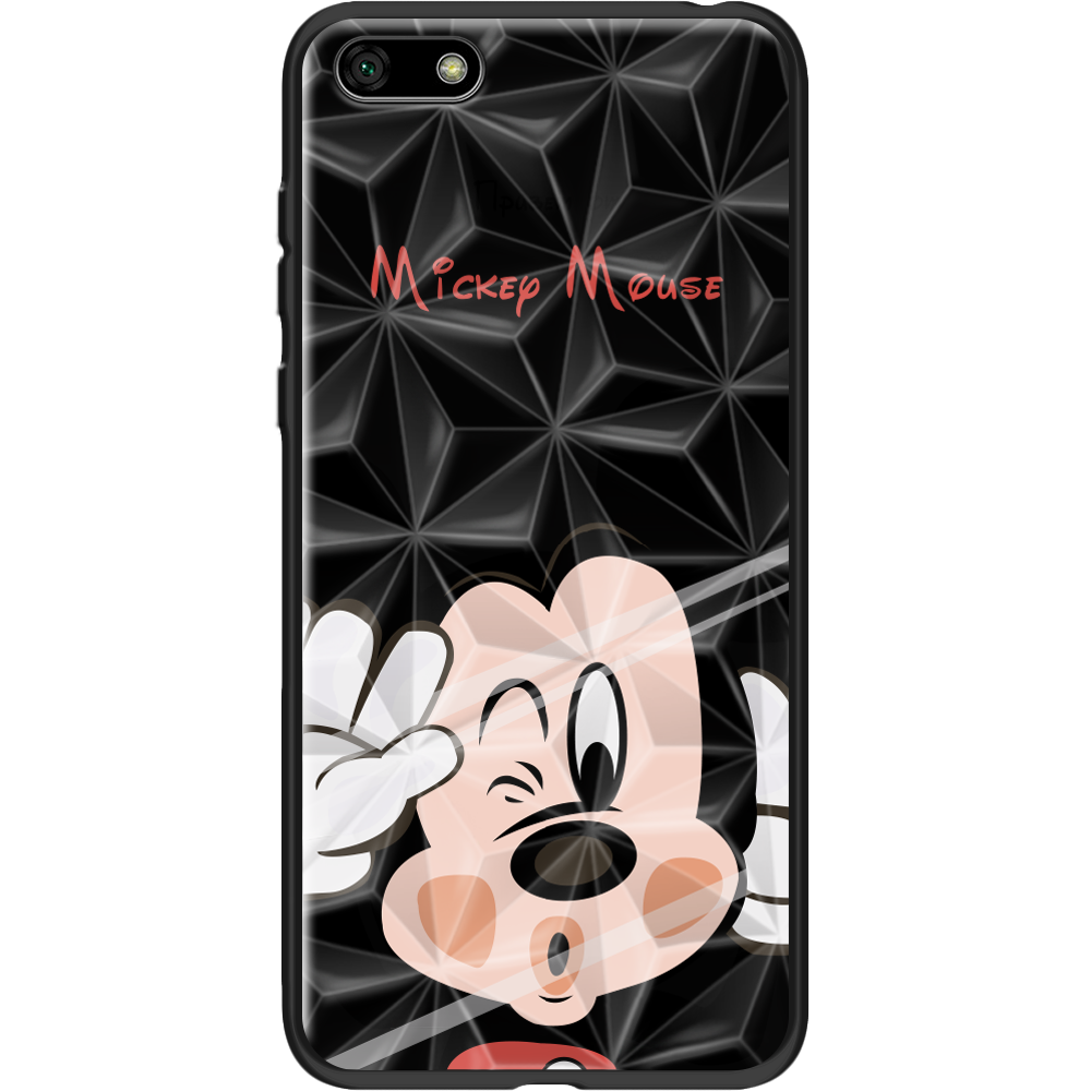 Чехол BoxFace Huawei Y5 2018 Mister M Черный силикон с призмой (33370-cc58-37850)