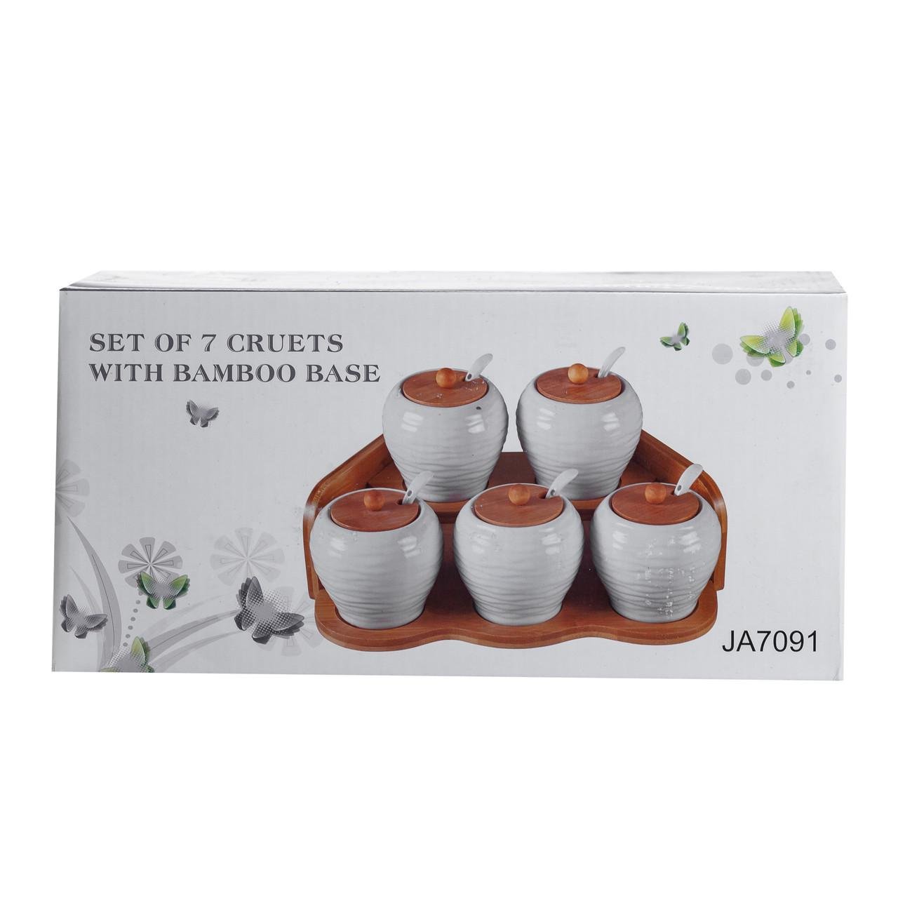 Набор банок для сыпучих продуктов 5 шт. по 250 мл - фото 7