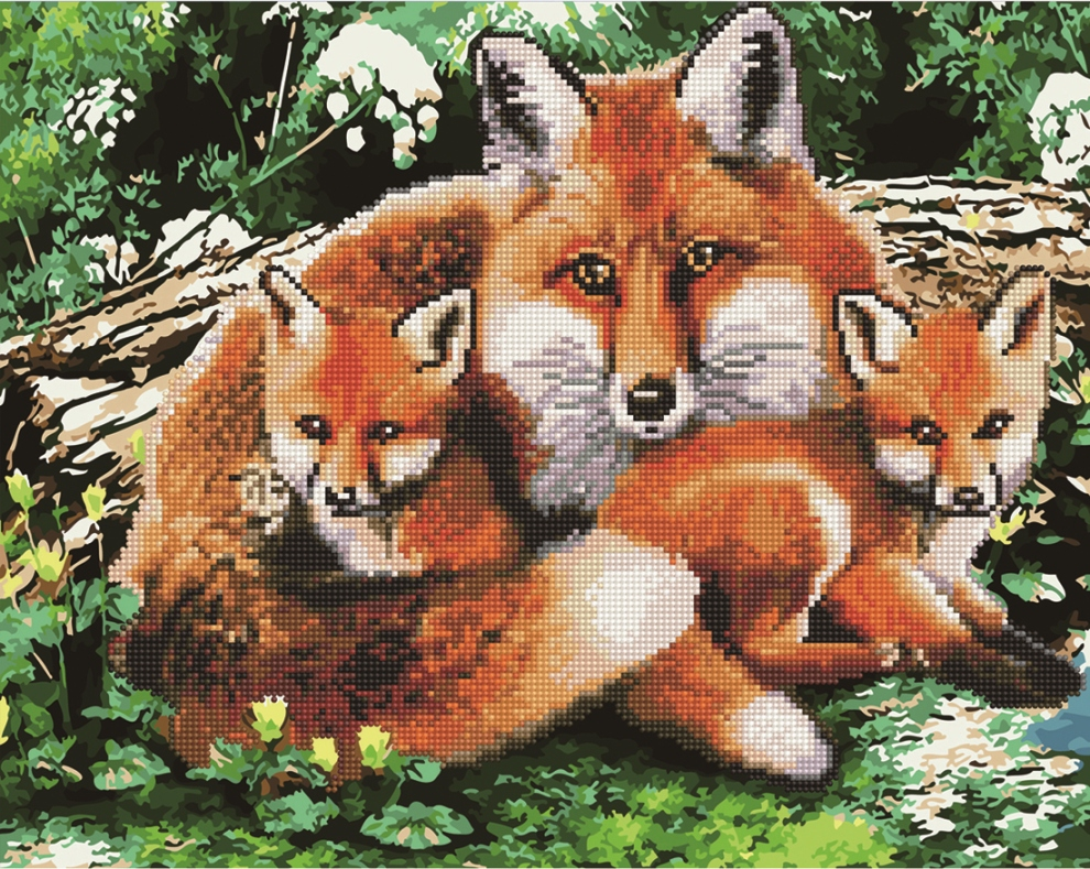 Алмазная мозаика и картина по номерам Brushme Лиса-защитница 40х50 см (GZS1054) Алмазная мозаика и картина по номерам Brushme Лиса-защитница 40х50 см (GZS1054)