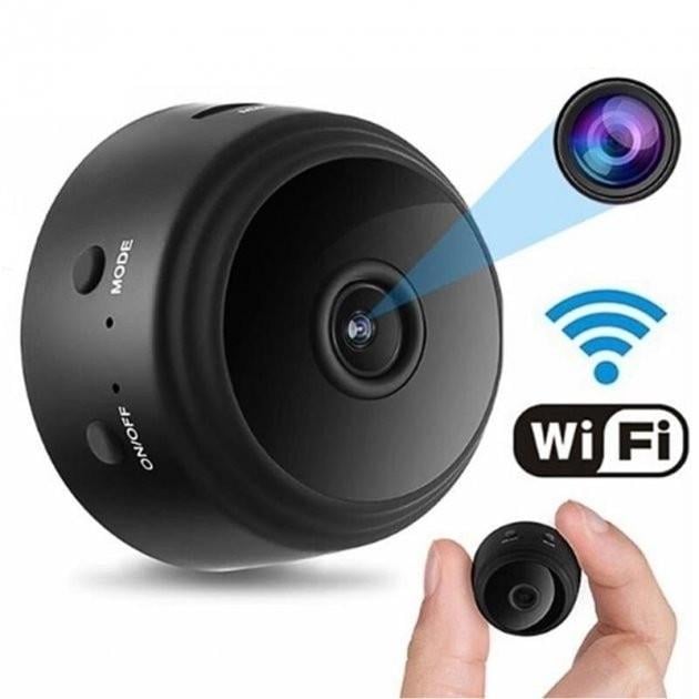 Міні камера Ip відеоспостереження Wi-Fi FullHD 1080 Action Camera A9 (1745627269) - фото 4