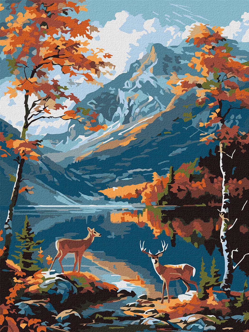 Набір для розпису по номерах Ideyka Магія природи КНО6644 30x40 см (MTT-188148)