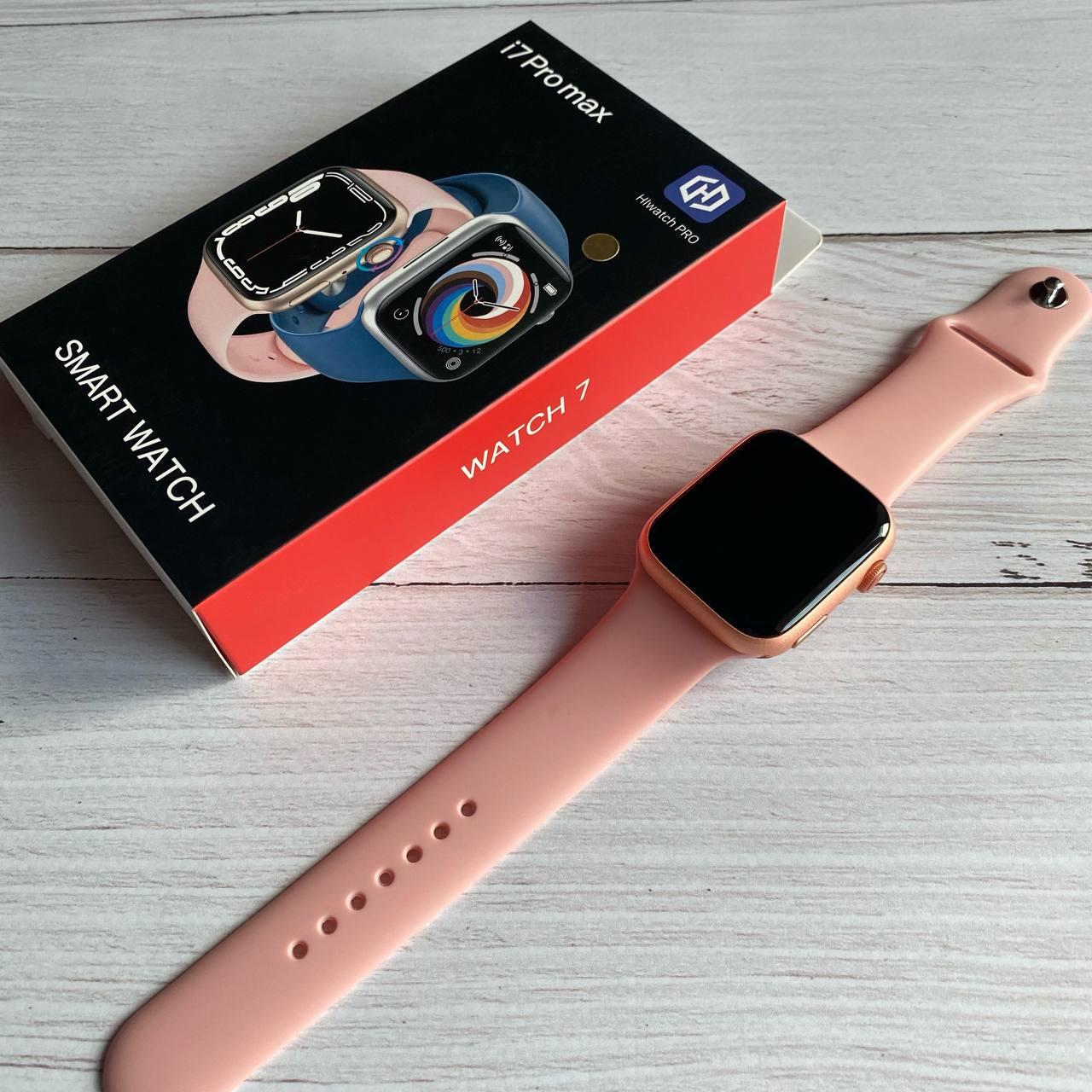 Смарт-часы i7 pro max Smart watch Розовый