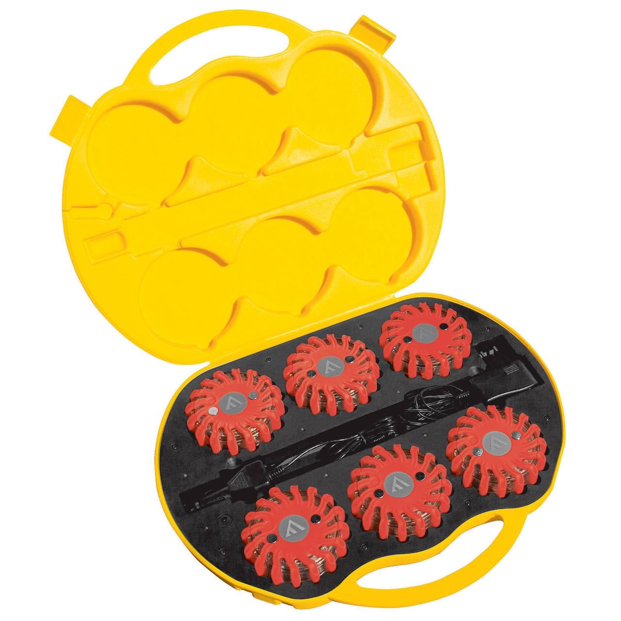 Комплект профессиональных фонарей Mactronic M-Flare 65 Lm Red Magnet Synch Recharg 12/220V (PSD0017)