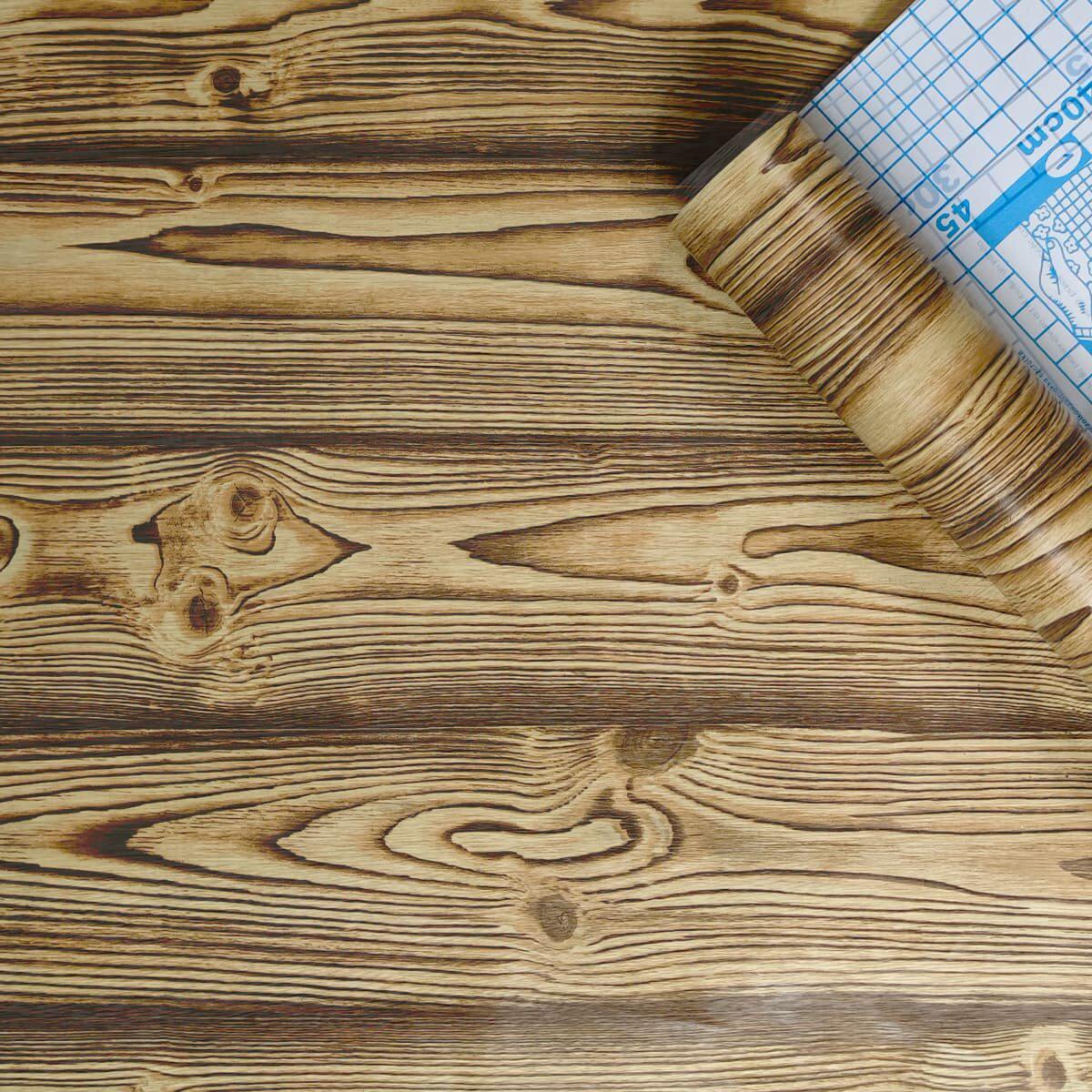 Самоклеящаяся пленка Дерево 0,45х10 м Желтый (SW-0000081312)