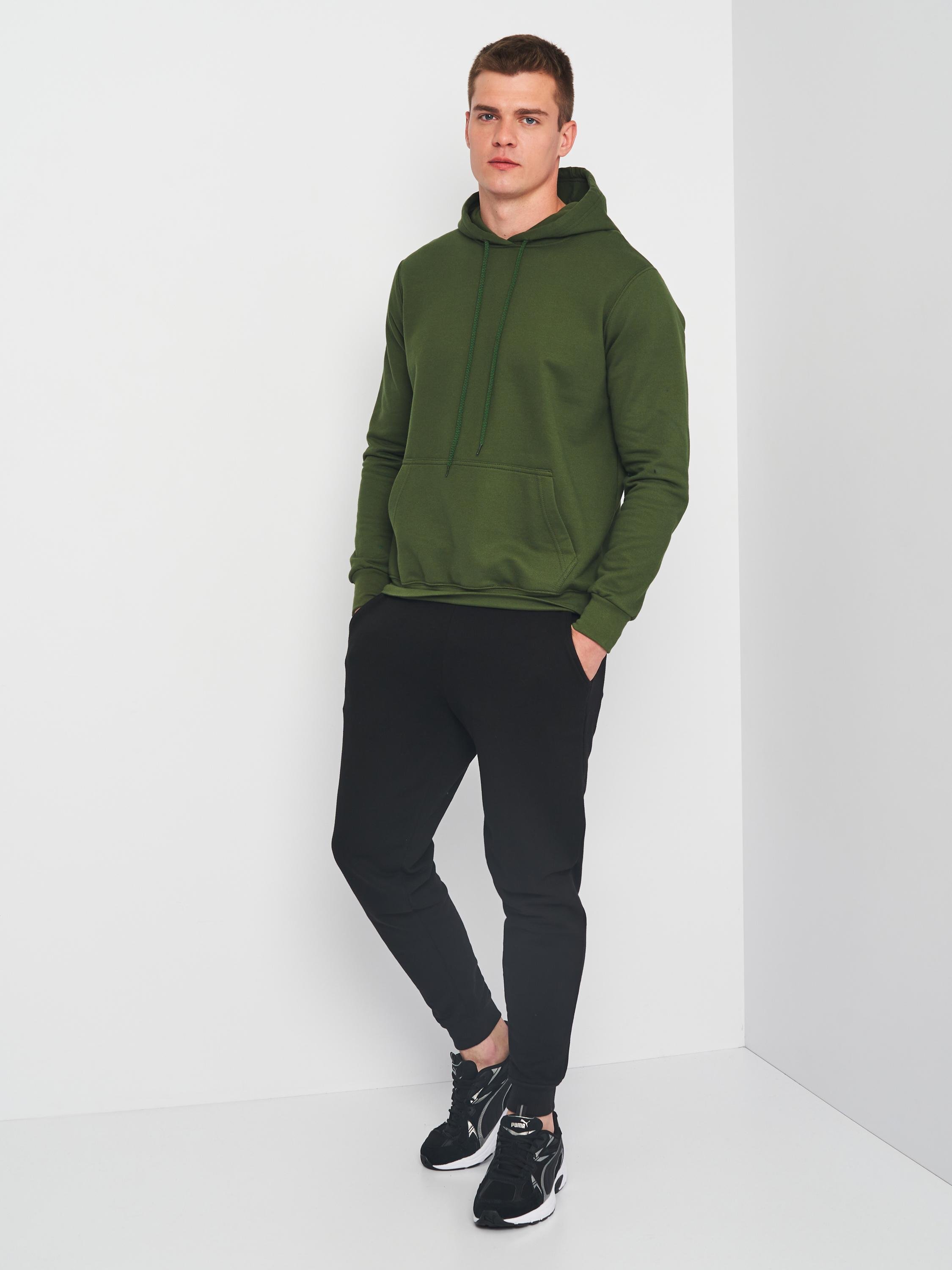 Худи мужской утепленный ROZA 1707061 2XL Оливковый (4824005671999) - фото 3 Худи мужской утепленный ROZA 1707061 2XL Оливковый (4824005671999) - фото 3