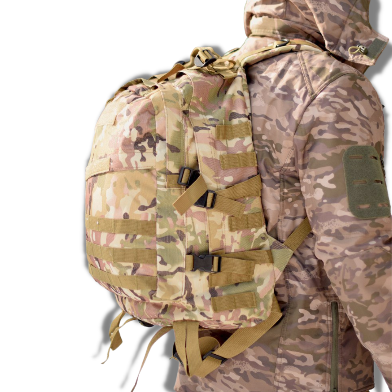 Рюкзак тактический военный 45 л Мультикам (00043) - фото 5 Рюкзак тактический военный 45 л Мультикам (00043) - фото 5