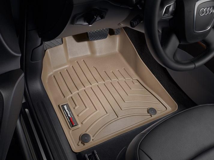 Коврики автомобильные передние лайнеры WeatherTech 452301 Audi/Porsche Q5/Q5/SQ5/Macan 2009-2014 Бежевый (1185135527)