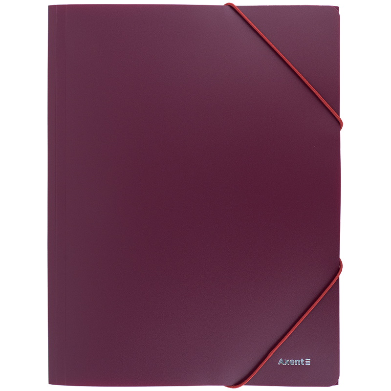 Папка на резинках Axent А4 Earth colors Бордовый (1504-14-A)
