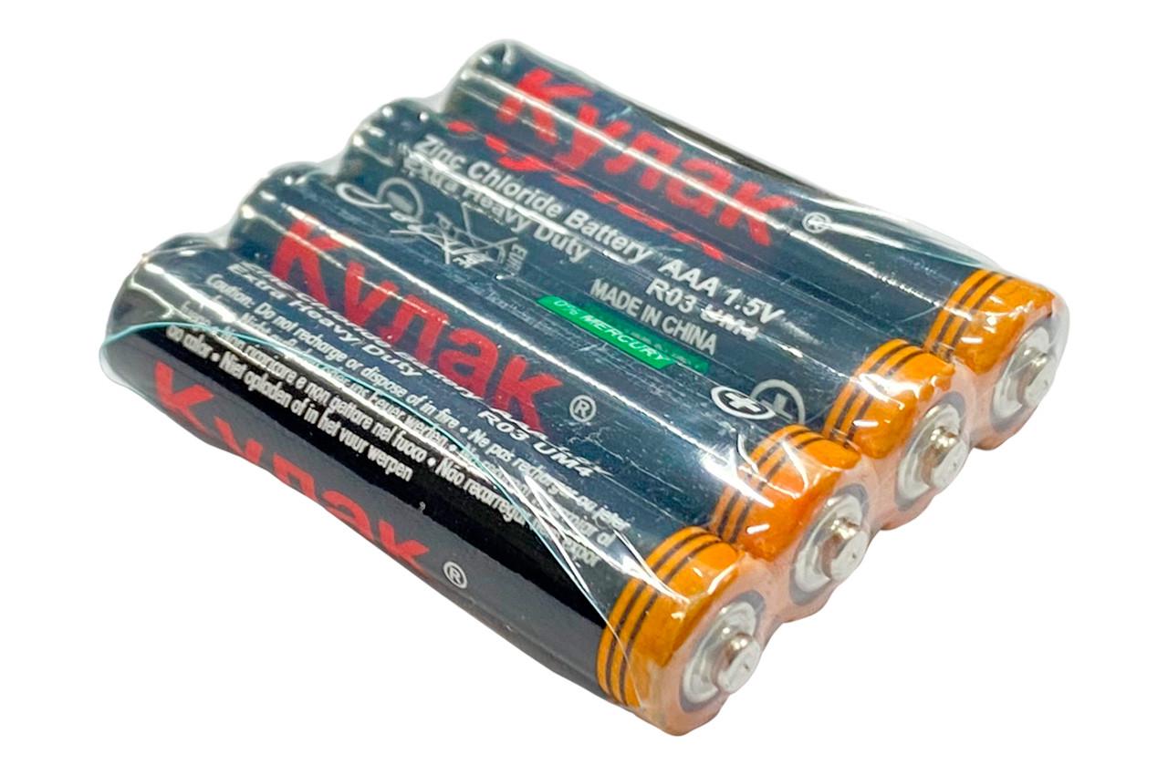 Батарейка солевая Кулак AAA LR03 Р-1049 4 шт. (2781394942)