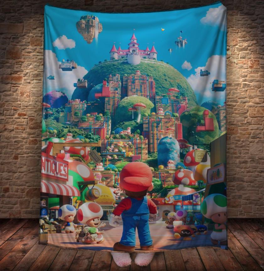 Плед с 3D принтом Super Mario 150х200 см (epi_0935)