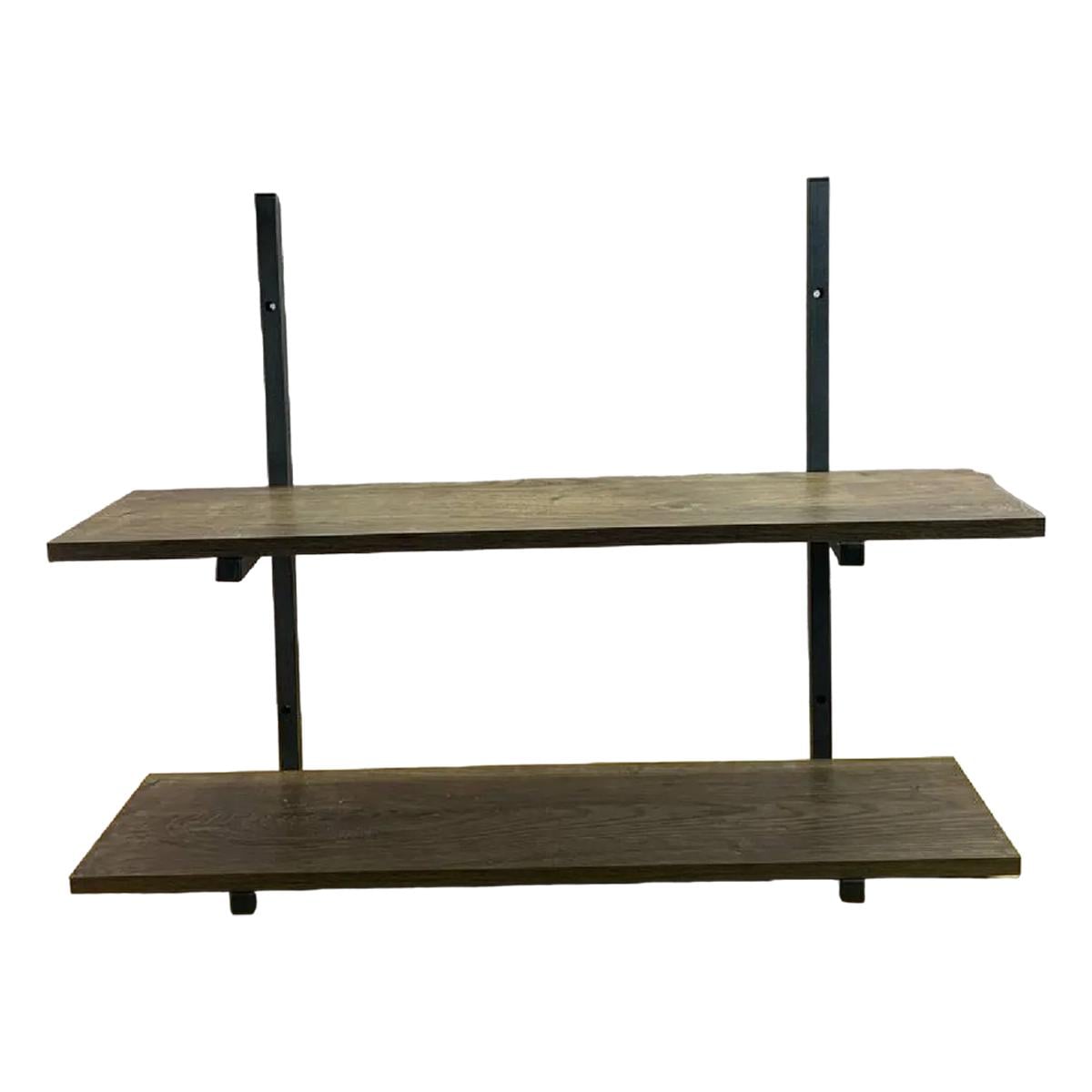 Полка Loft 60x20x80 см Темное дерево (ULT-8896224)