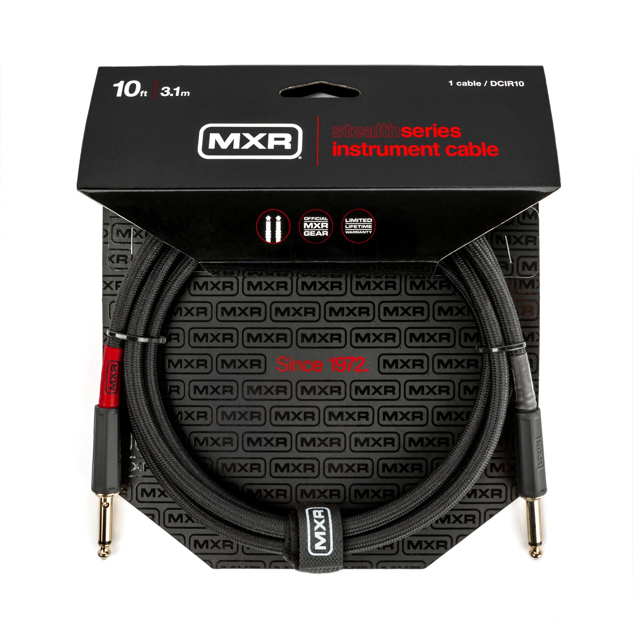 Кабель инструментальный MXR Stealth DCIR10 jack 6,3 мм/jack 6,3 мм 3,1 м