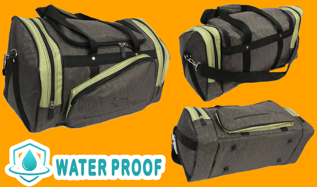 Спортивна сумка на плече Wallaby 271-2 25 л Хакі - фото 4