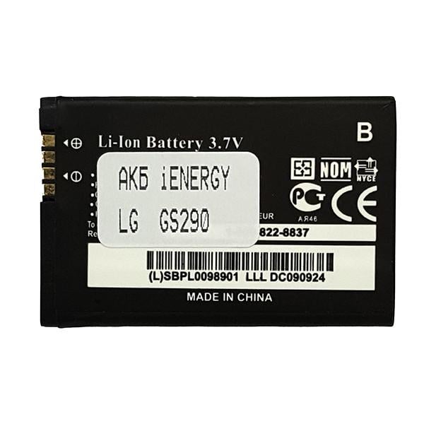 Аккумулятор iENERGY для LG GS290 (IP-430N)