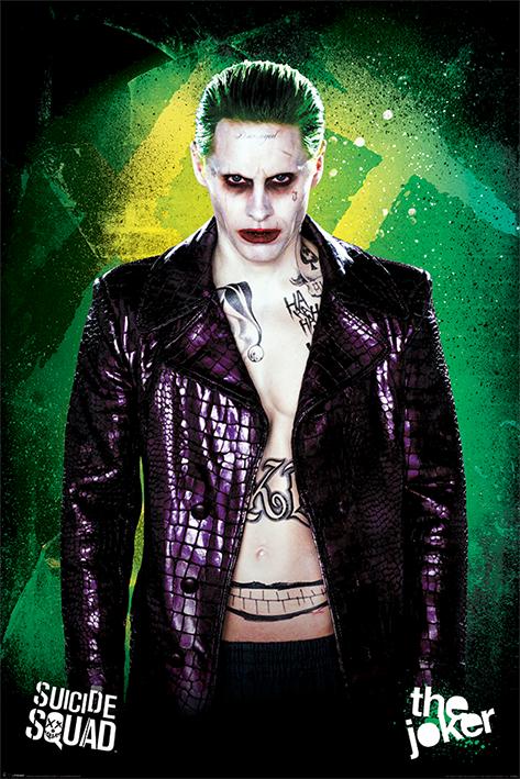 Постер плакат Отряд Самоубийц Джокер/Suicide Squad The Joker 61x91,5 см