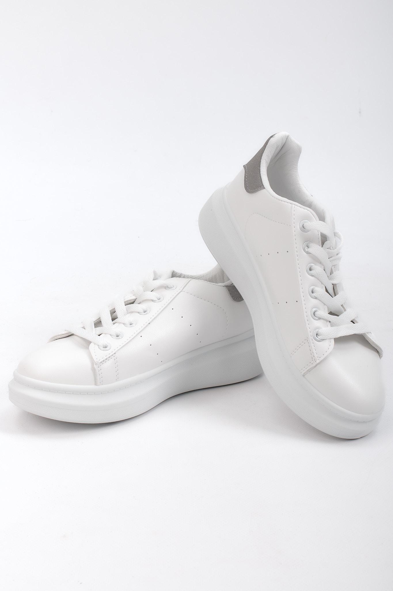 Кеды женские Fashion на платформе со вставкой 347297 р. 38 Белый с серым (347297_38) - фото 8 Кеды женские Fashion на платформе со вставкой 347297 р. 38 Белый с серым (347297_38) - фото 8