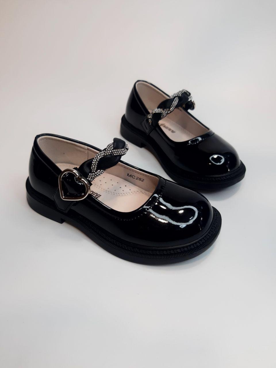 Туфли для девочки Apawwa р. 26 15,7 см Черный (282 Black)