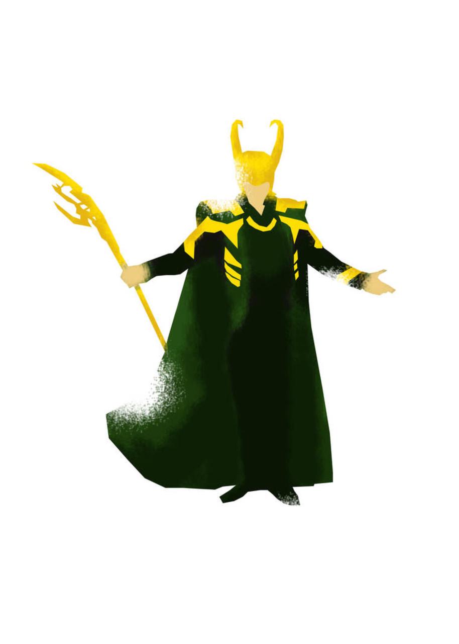 Картина постер Gee! Loki Локи минимализм 40х60 см LK.09.053