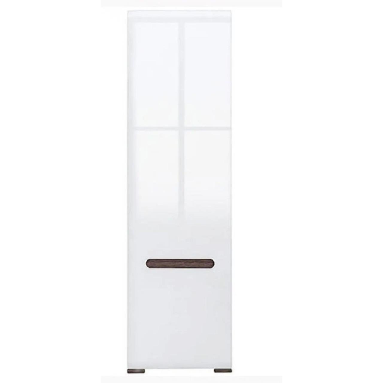 Шкаф-пенал для одежды ВМК БРВ Ацтека SZF1D/21/6 N Белый/Белый глянец (GRB-1654)