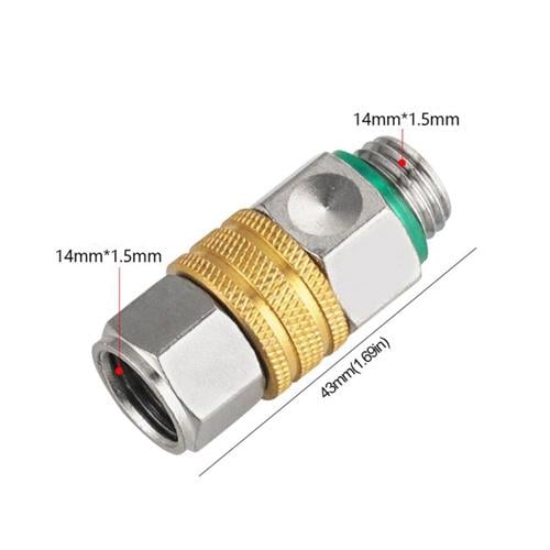 Переходник-адаптер поворотный для моек высокого давления M14x1,5 нержавеющая сталь (927244) - фото 3 Переходник-адаптер поворотный для моек высокого давления M14x1,5 нержавеющая сталь (927244) - фото 3