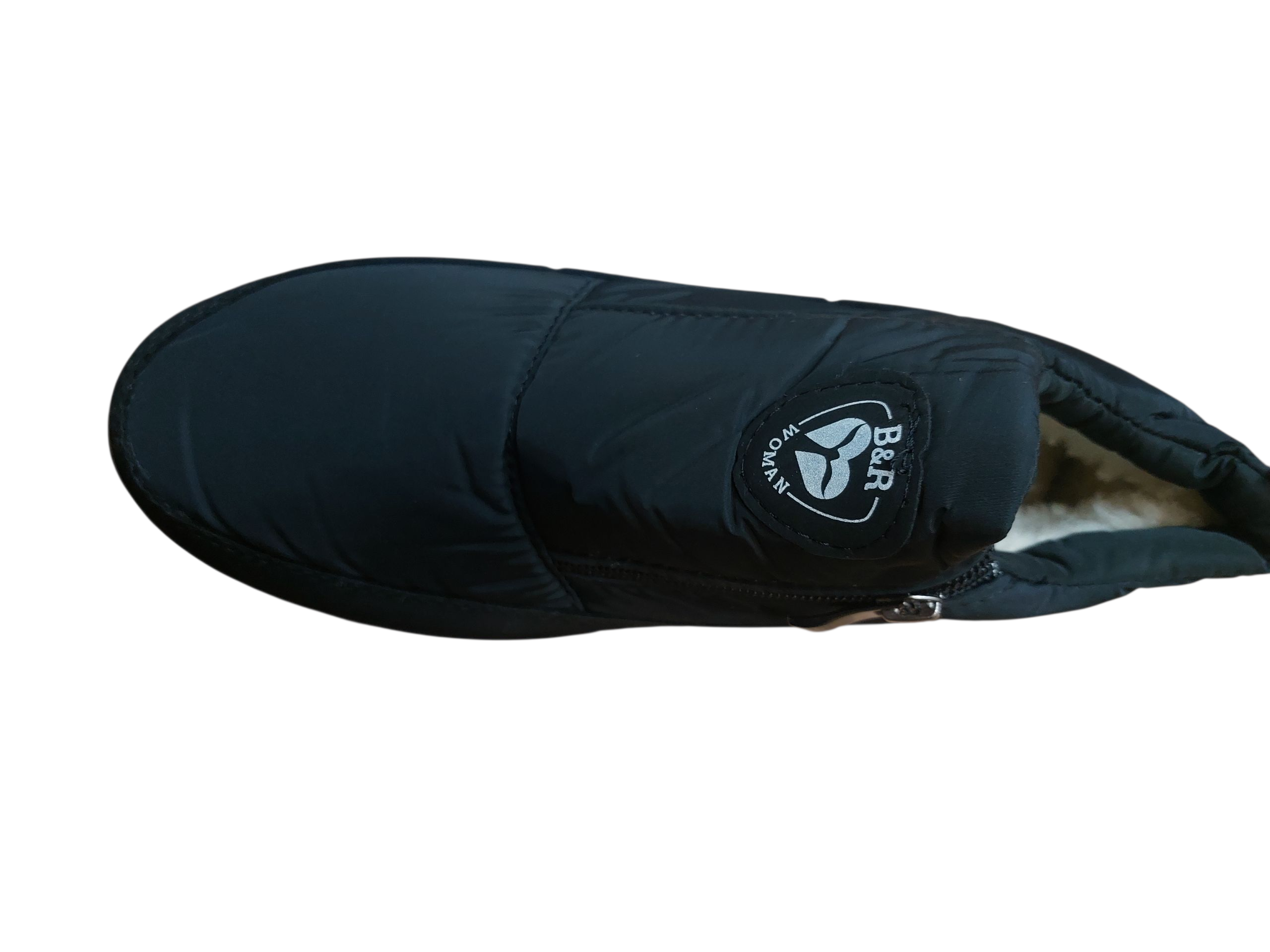 Дутики женские короткие зимние р. 36 Черный (25340) - фото 3 Дутики женские короткие зимние р. 36 Черный (25340) - фото 3