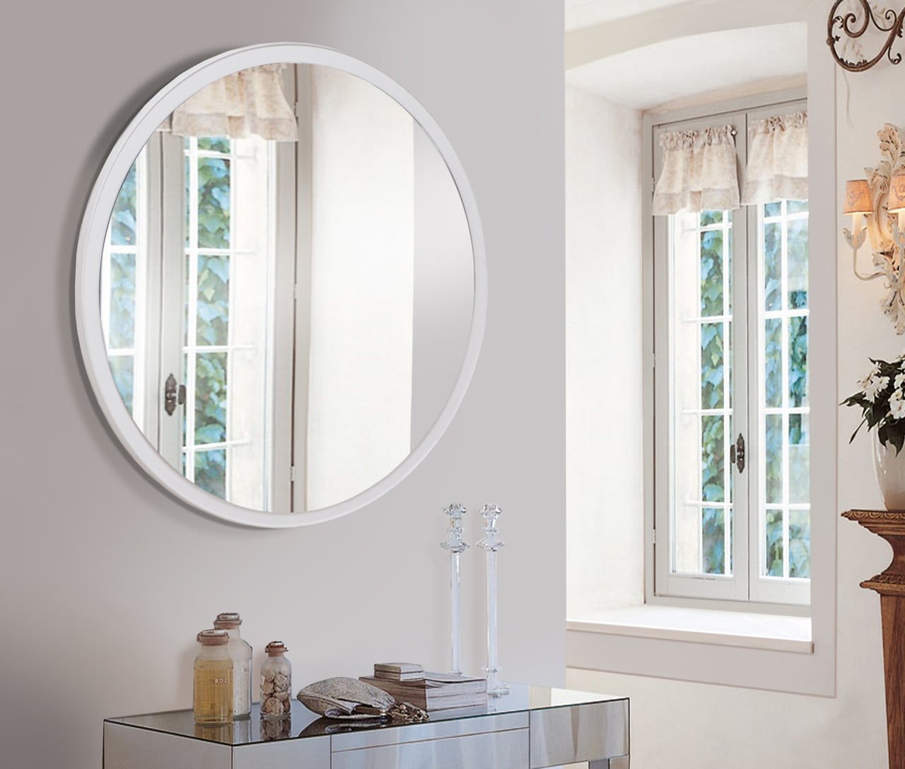 Зеркало настенное Art-Com 800 мм Белый (Z6)