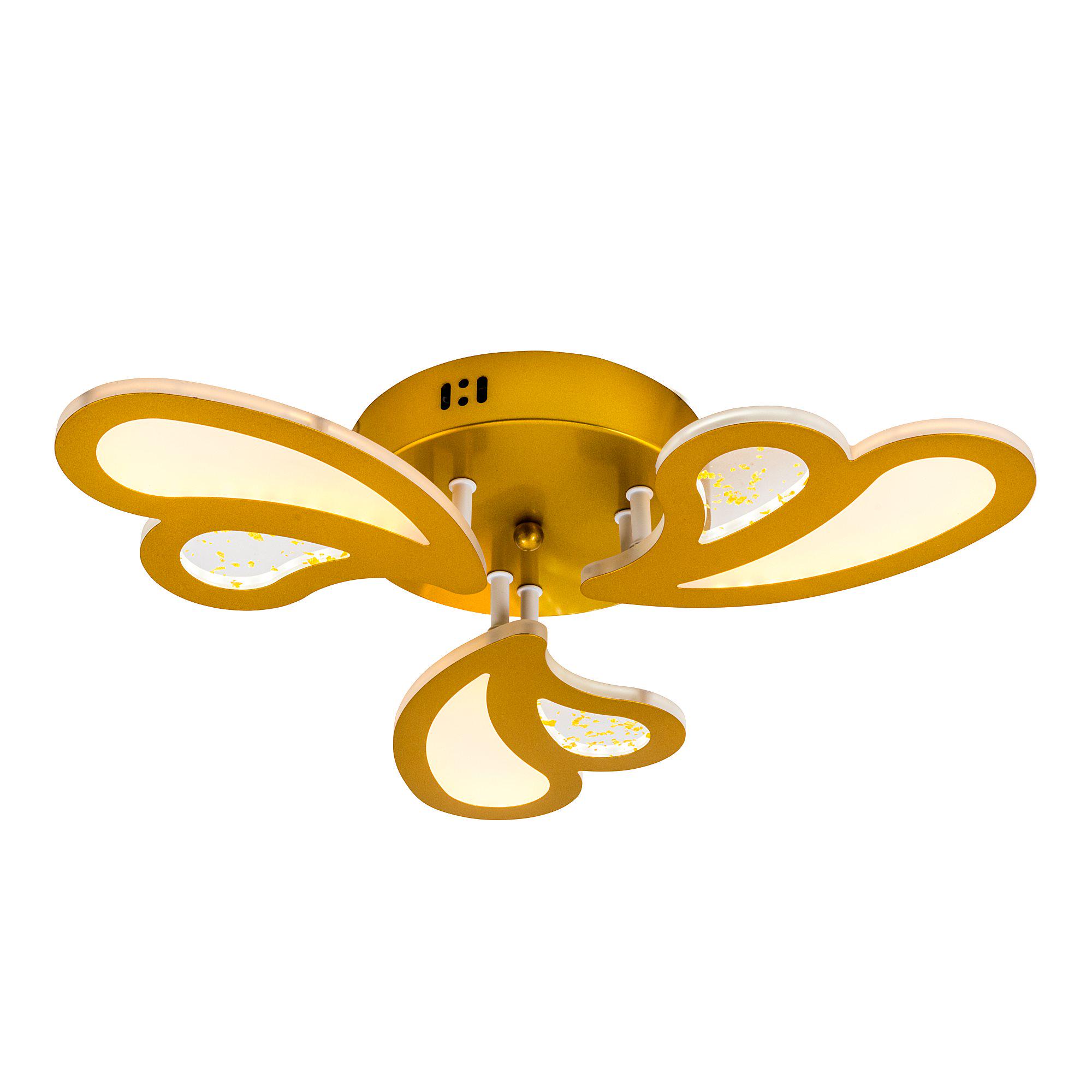 Люстра светодиодная с пультом Valeso V K39979-3 GD (000036418) - фото 3 Люстра светодиодная с пультом Valeso V K39979-3 GD (000036418) - фото 3