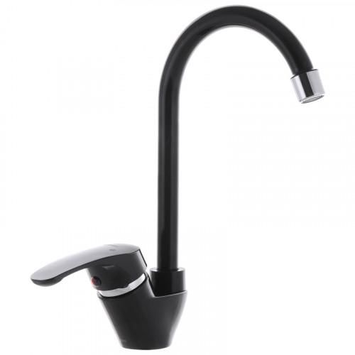Смеситель на кухню PLAMIX AFINA-011 без подводки Черный (PM0579)