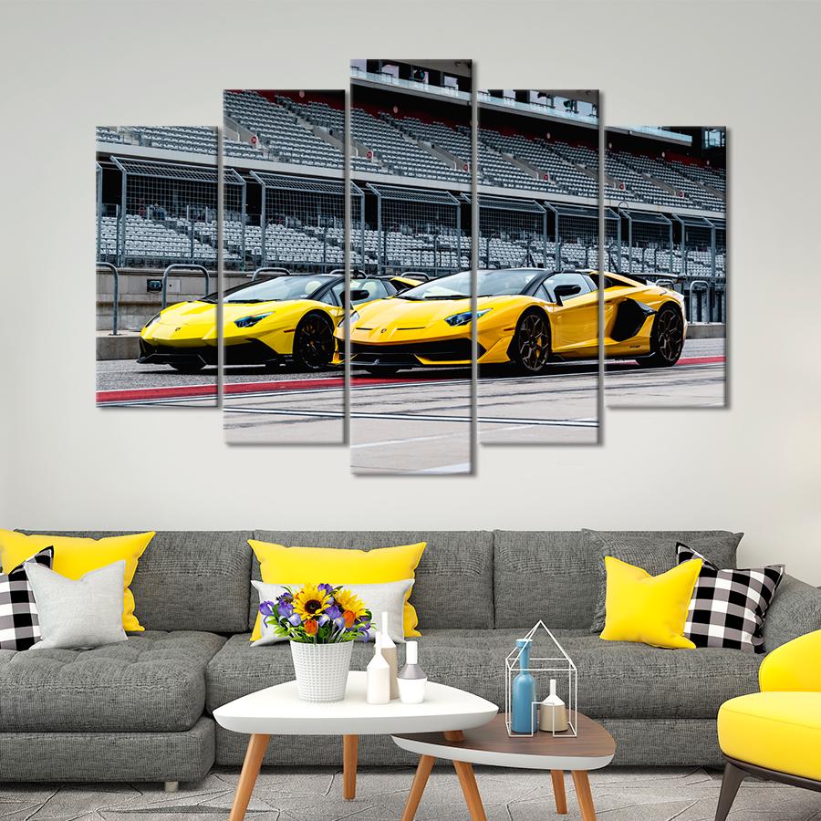 Картина Автомобиль Роскошные модели авто Lamborghini Aventador 187x119 см (A1218-5)