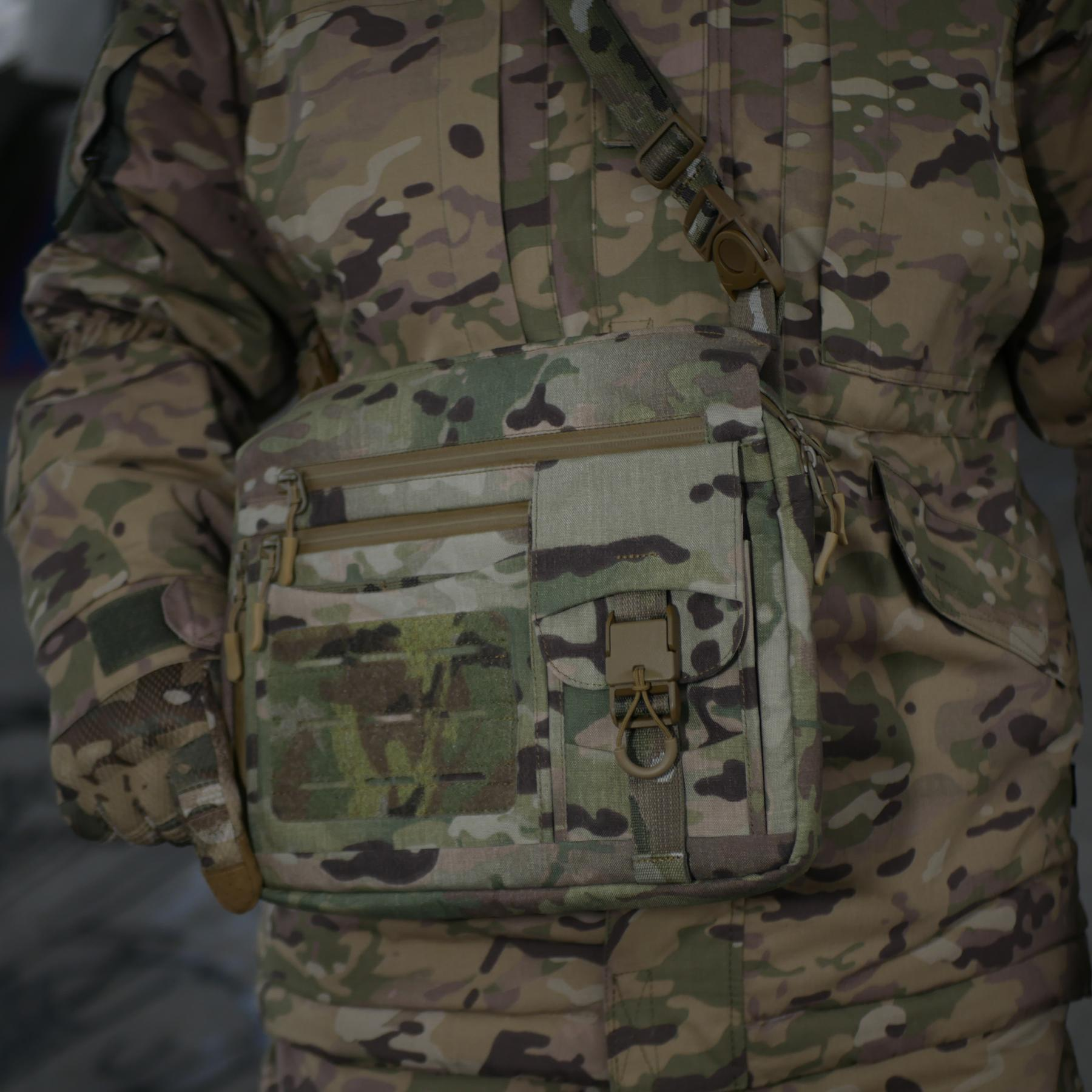 Сумка через плечо Tactic city Assistant bag Cordura XL Мультикам (28006308) - фото 8 Сумка через плечо Tactic city Assistant bag Cordura XL Мультикам (28006308) - фото 8