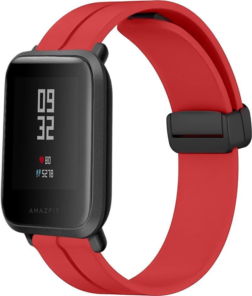 Ремінець для смарт-годинників Rysta для Amazfit Bip Red (41644-2D) Ремінець для смарт-годинників Rysta для Amazfit Bip Red (41644-2D)