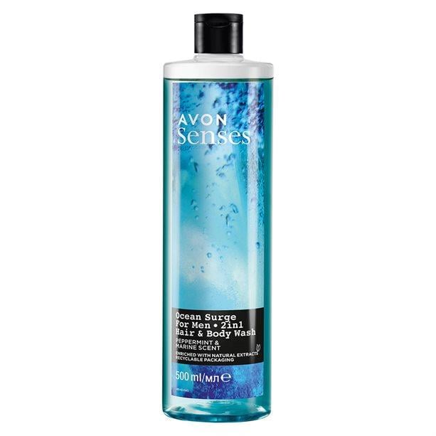 Гель для душа мужской Avon Бодрящий океан 500 мл (1756887896)