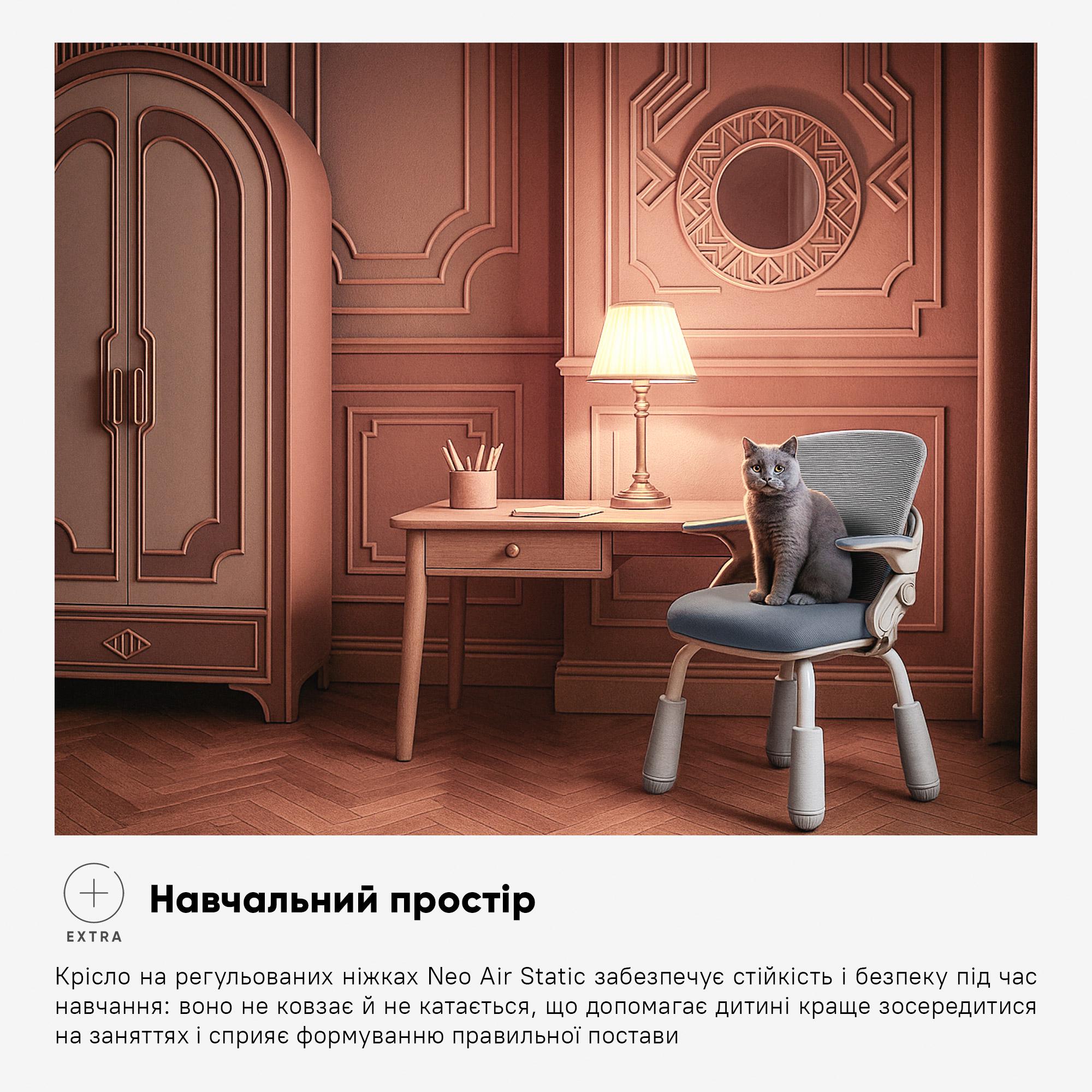 Кресло детское Mealux Neo Air Static Синий/Cерый (Y-306 DBG) - фото 6 Кресло детское Mealux Neo Air Static Синий/Cерый (Y-306 DBG) - фото 6