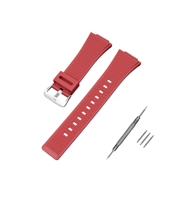Ремінець для Casio G-Shock GA-100/110 Red SI (1051-1090) Ремінець для Casio G-Shock GA-100/110 Red SI (1051-1090)