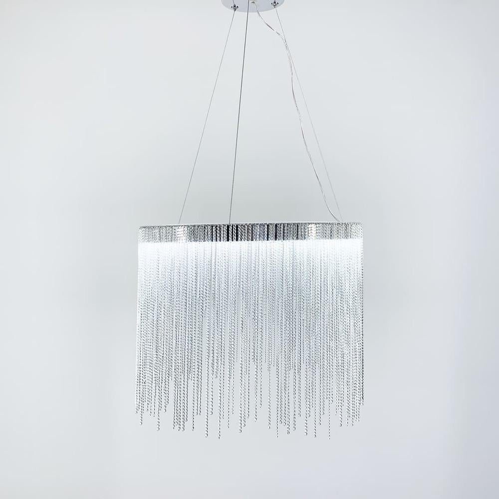 Люстра подвесная Chrome Coins с цепочками 60 см (SP07 SL NEW)