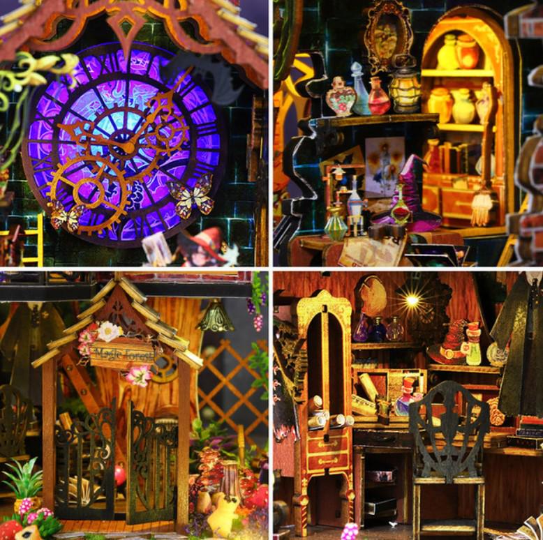 Конструктор мініатюрний DIY House ES015-A Magic Forest румбокс 27x20x27 см (2104618647) - фото 11 Конструктор мініатюрний DIY House ES015-A Magic Forest румбокс 27x20x27 см (2104618647) - фото 11