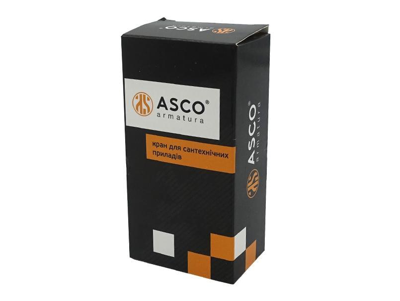 Кран для підключення сантехнічних приладів ASCO S.S.304 1/2"x3/4" нержавіюча сталь (RS-AS-SS-304-08) - фото 7 Кран для підключення сантехнічних приладів ASCO S.S.304 1/2"x3/4" нержавіюча сталь (RS-AS-SS-304-08) - фото 7