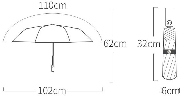 Зонт Zuodu Automatic Umbrella ZD001 Brown (68846) - фото 3