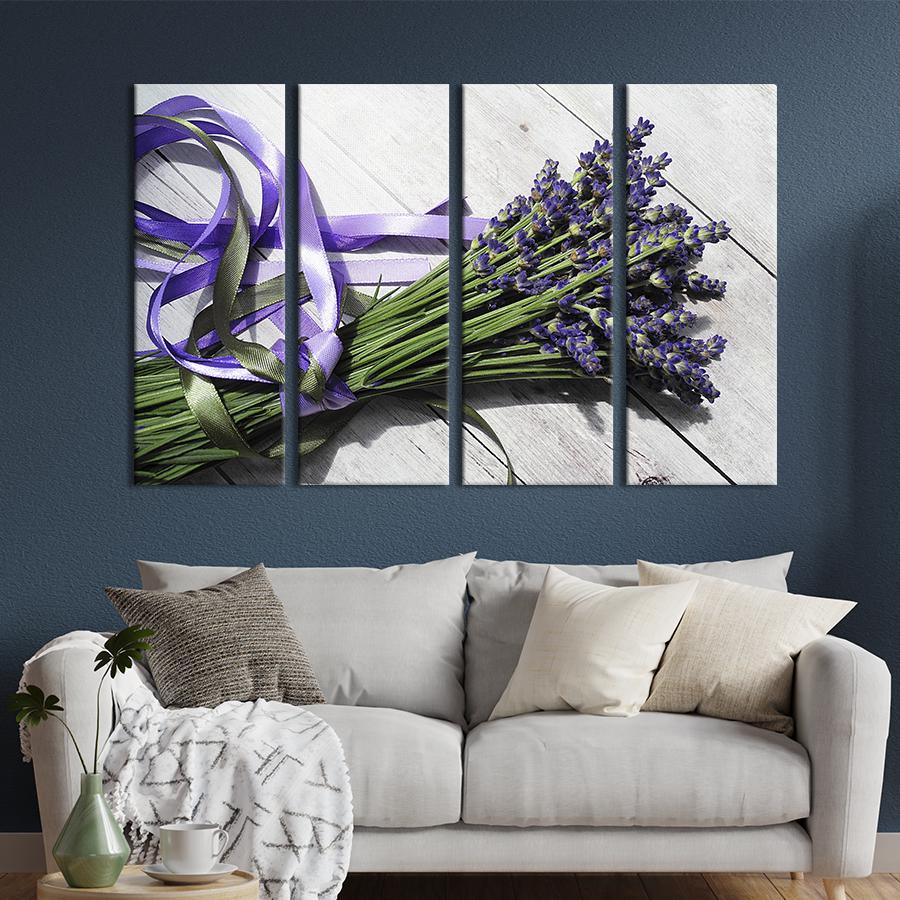 Картина на холсте Восхитительный букет лаванды 209x133 см (889-41) Картина на холсте Восхитительный букет лаванды 209x133 см (889-41)