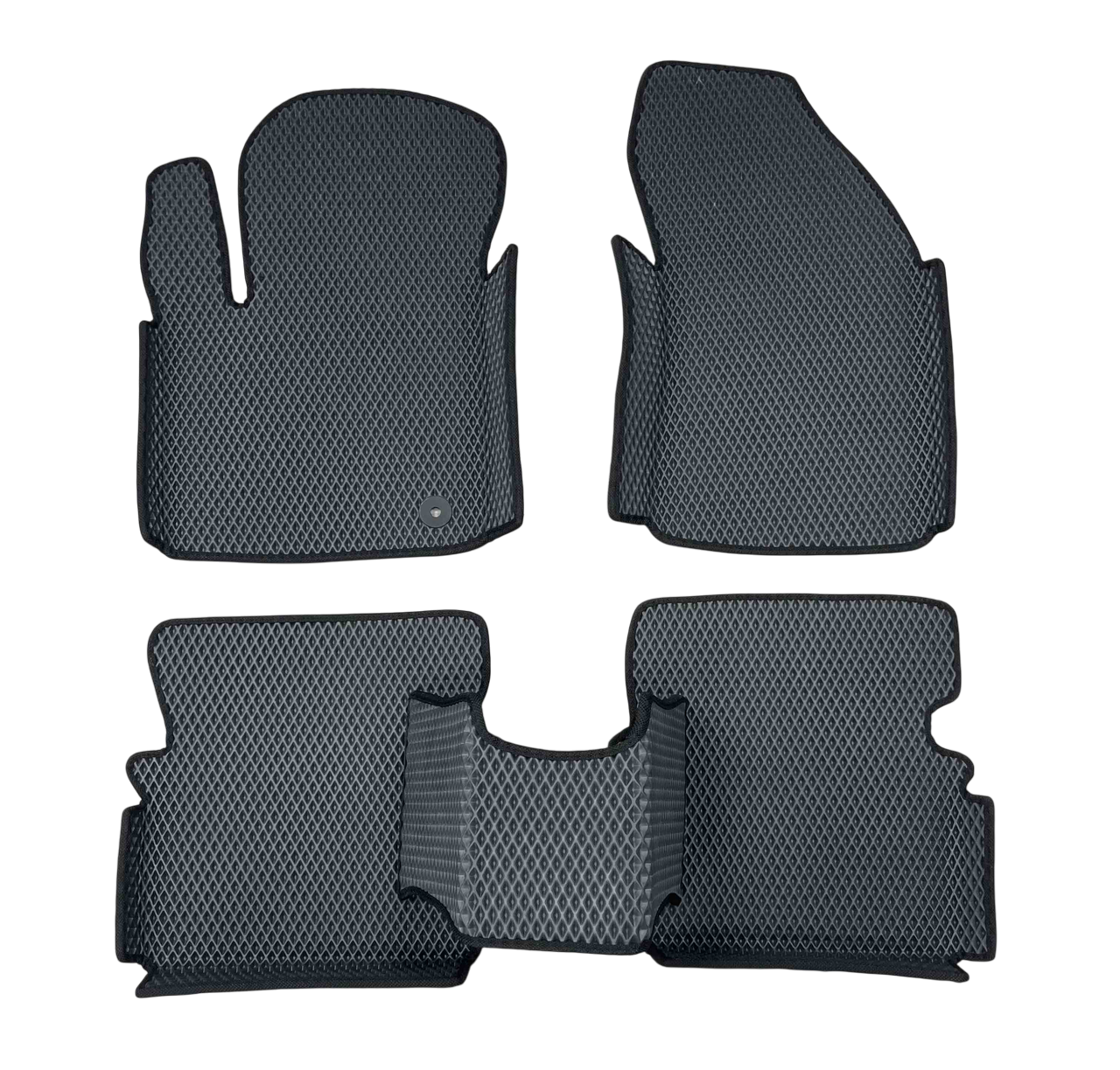 Коврики EVA с бортиками в салон для Dodge Avanger Черный (2377516981)