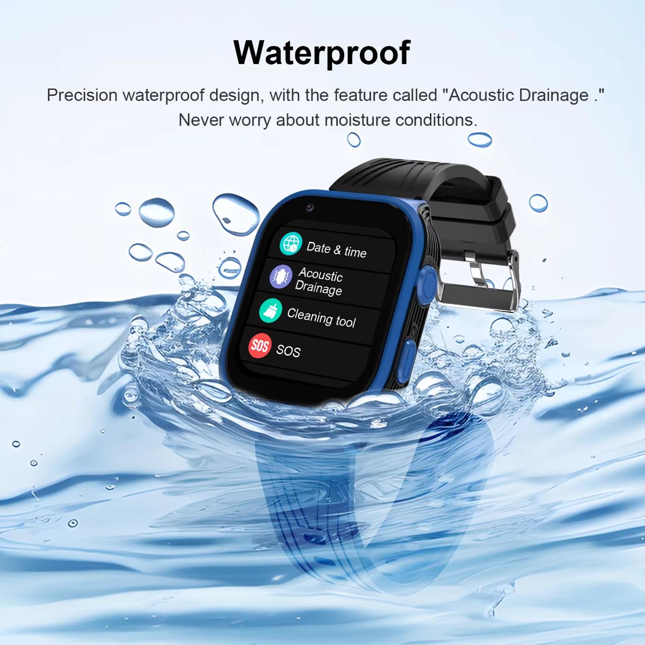 Смарт-годинник дитячий D8M з камерою GPS і SIM з ремінцем 2 шт. Синій (30546407) - фото 10 Смарт-годинник дитячий D8M з камерою GPS і SIM з ремінцем 2 шт. Синій (30546407) - фото 10