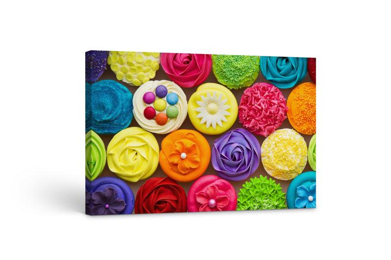 Картина на холсте KIL Art Яркие кексы 81x54 см (141)