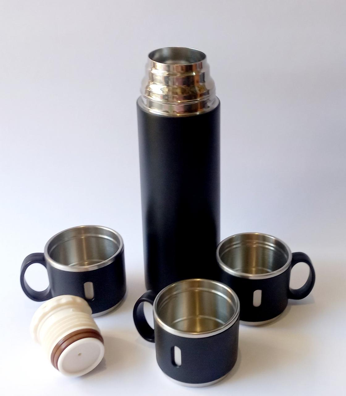 Термос VF-500 0,5 л та 3 кружки - фото 2 Термос VF-500 0,5 л та 3 кружки - фото 2