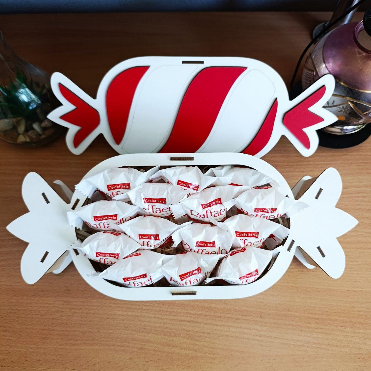 Бокс с конфетами Raffaello для ребенка/девушки на день рождения/новый год/день влюбленных/8 марта (ar264) - фото 3 Бокс с конфетами Raffaello для ребенка/девушки на день рождения/новый год/день влюбленных/8 марта (ar264) - фото 3