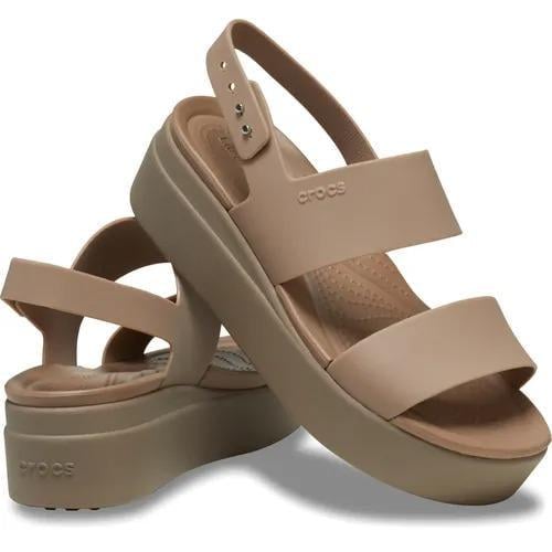 Сандалии женские Crocs Brooklyn Low Wedge Sandal Latte Mushroom M4W6 р. 36/37 22 см (206453) - фото 3 Сандалии женские Crocs Brooklyn Low Wedge Sandal Latte Mushroom M4W6 р. 36/37 22 см (206453) - фото 3