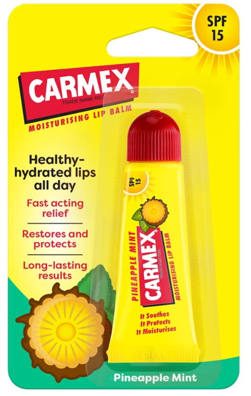Бальзам для губ Carmex зі смаком ананасу та м'яти туба 10 г
