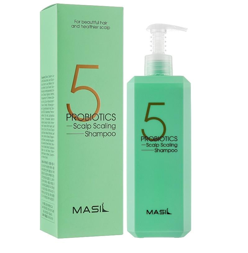 Шампунь для глибокого очищення шкіри голови 5 Probiotics Scalp Scaling Shampoo Masil 500 мл (8809744061184)