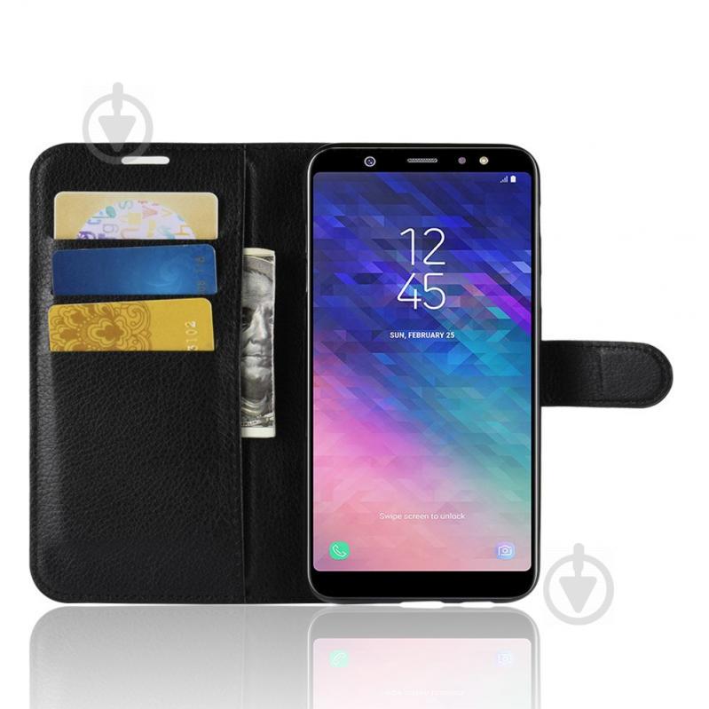Чехол-книжка Litchie Wallet для Samsung A605 Galaxy A6 Plus 2018 Black (lwbk0208)