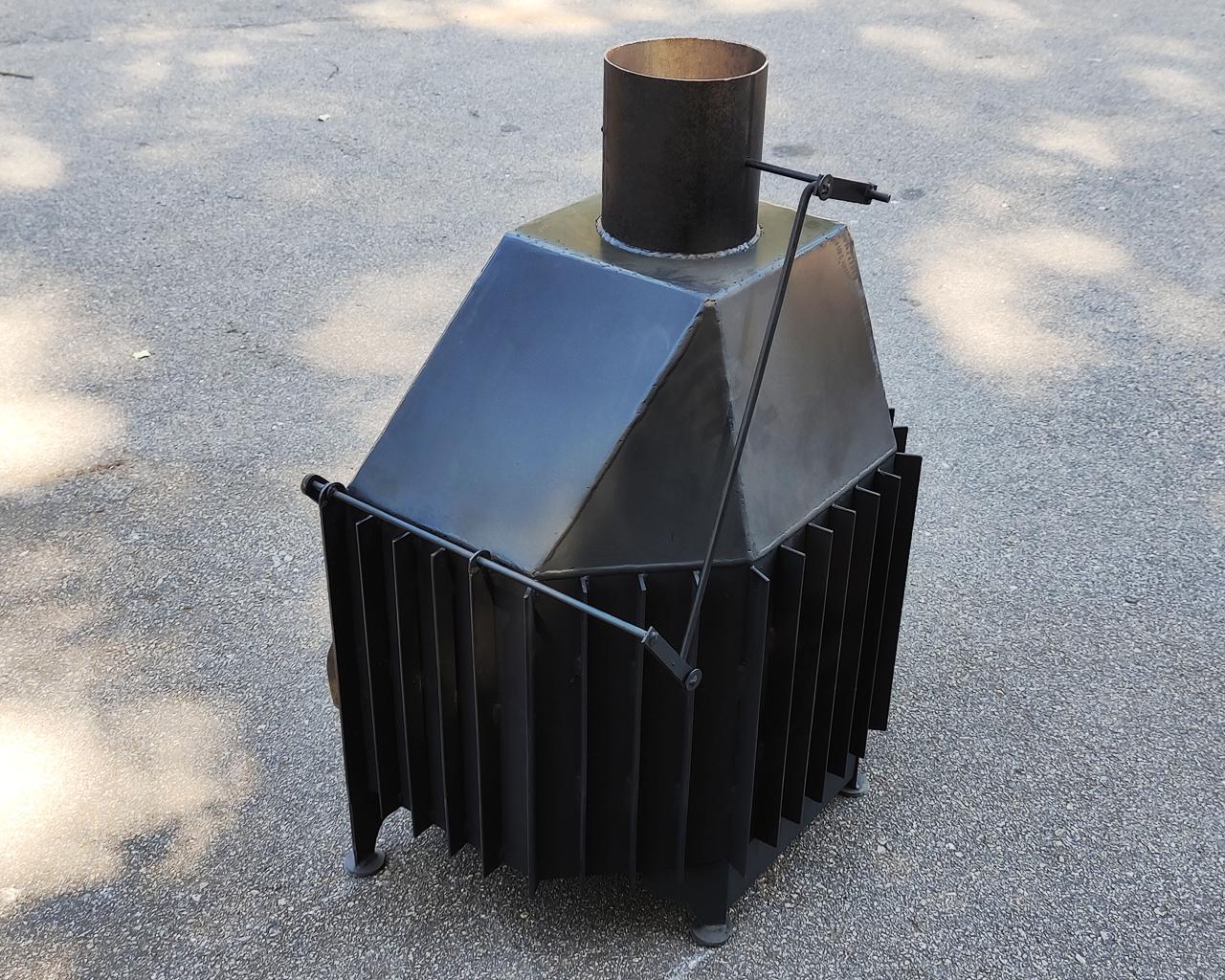 Камін Kram-kovka Карпати сталевий підлоговий 5 мм - фото 3 Камін Kram-kovka Карпати сталевий підлоговий 5 мм - фото 3