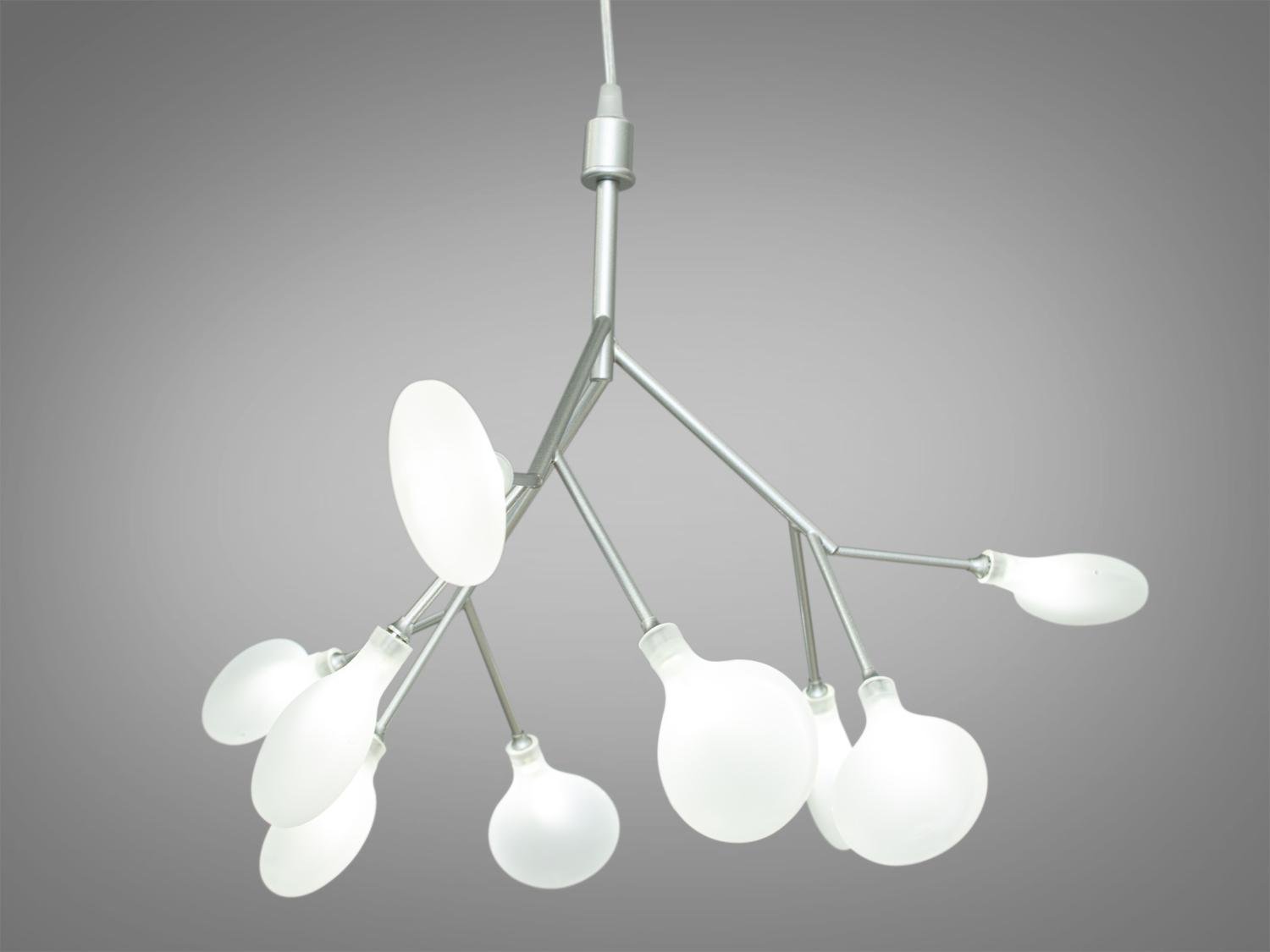 Люстра-подвес Светлячок 9 ламп Хром (HXD8048/9CH) - фото 1